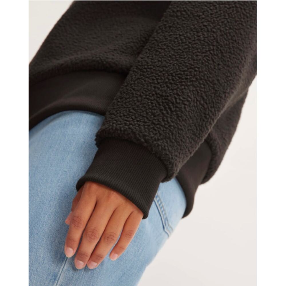 Everlane The ReNew Fleece Oversized Crew Sz M - Picture 7 of 10